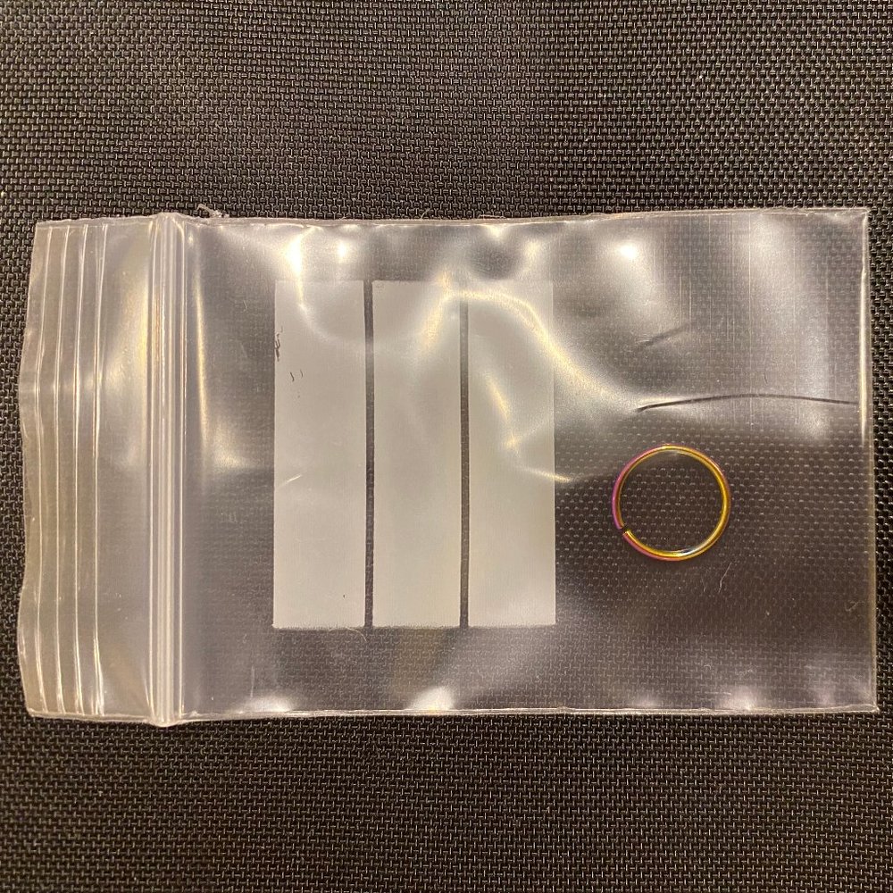 stainless steel rainbow nose ring